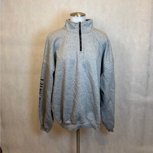 Taylor Swift Eras Tour Gray Quarter Zip Sweatshirt XL Official Merch